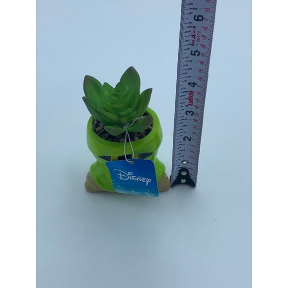 Disney Doc, Dopey, Grumpy Ceramic mini planters with Faux Succulents - Picture 6 of 12